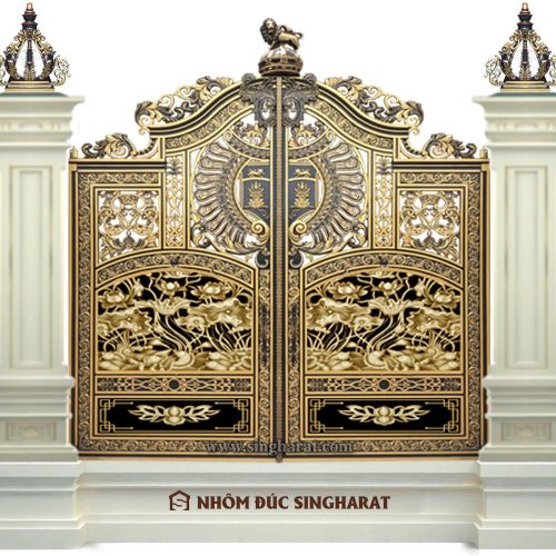 Cổng nhôm đúc – Thể hiện đẳng cấp ngay từ cái nhìn đầu tiên