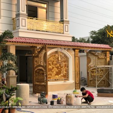Kinh nghiệm chọn mẫu cổng nhôm đúc đẹp cho nhà phố